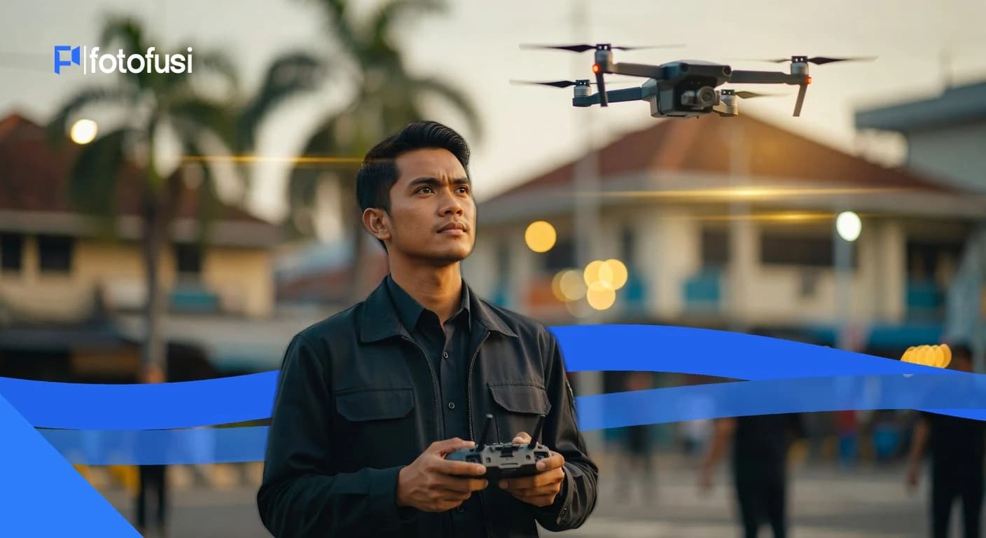 Aerial Cinematography dengan Pilot Certified dan Regulasi-Aware