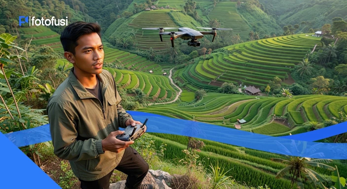 Drone Photography untuk Wall Art Statement Piece — Bukan Sekadar Foto Udara