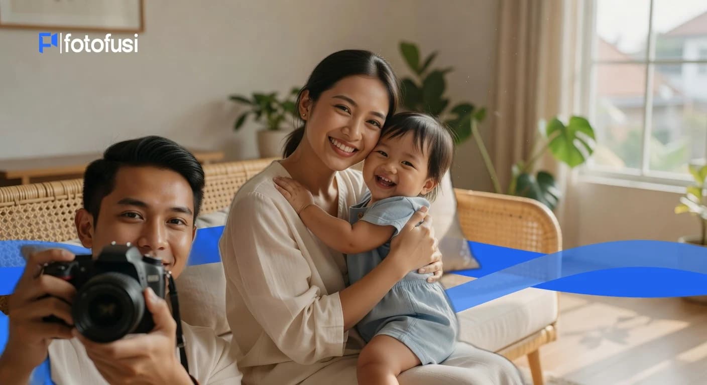 Studio Family Session di Jantung Sleman, dengan Crew ISI Yogyakarta