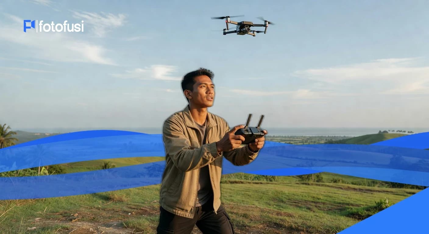Aerial Cinematography dengan Licensed Pilot untuk Perspective yang Tidak Bisa Didapat dari Tanah